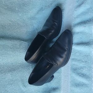 ROBERT CLERGERIE Barney's New York Black Leather Loafers sz 6.5